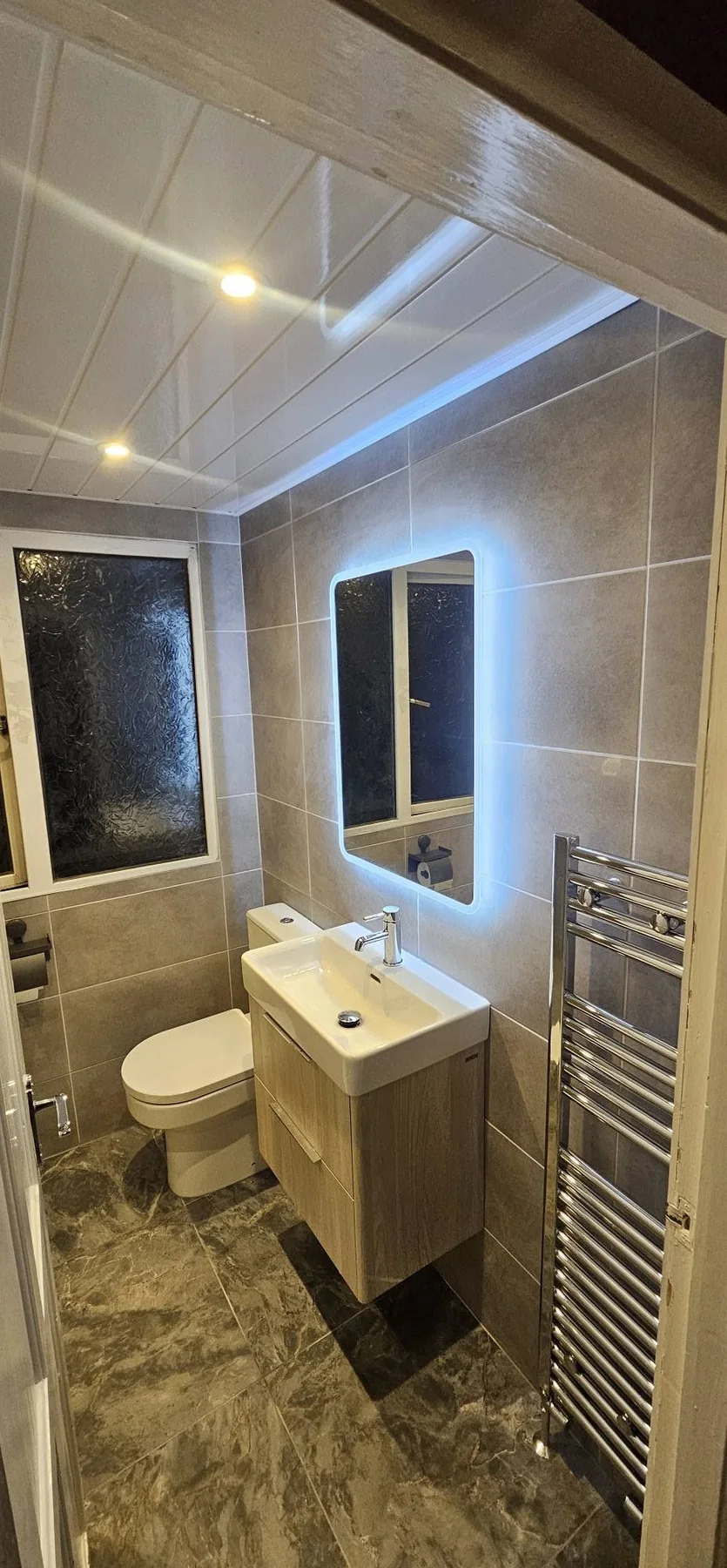 Accessible Grey Bathroom Refit