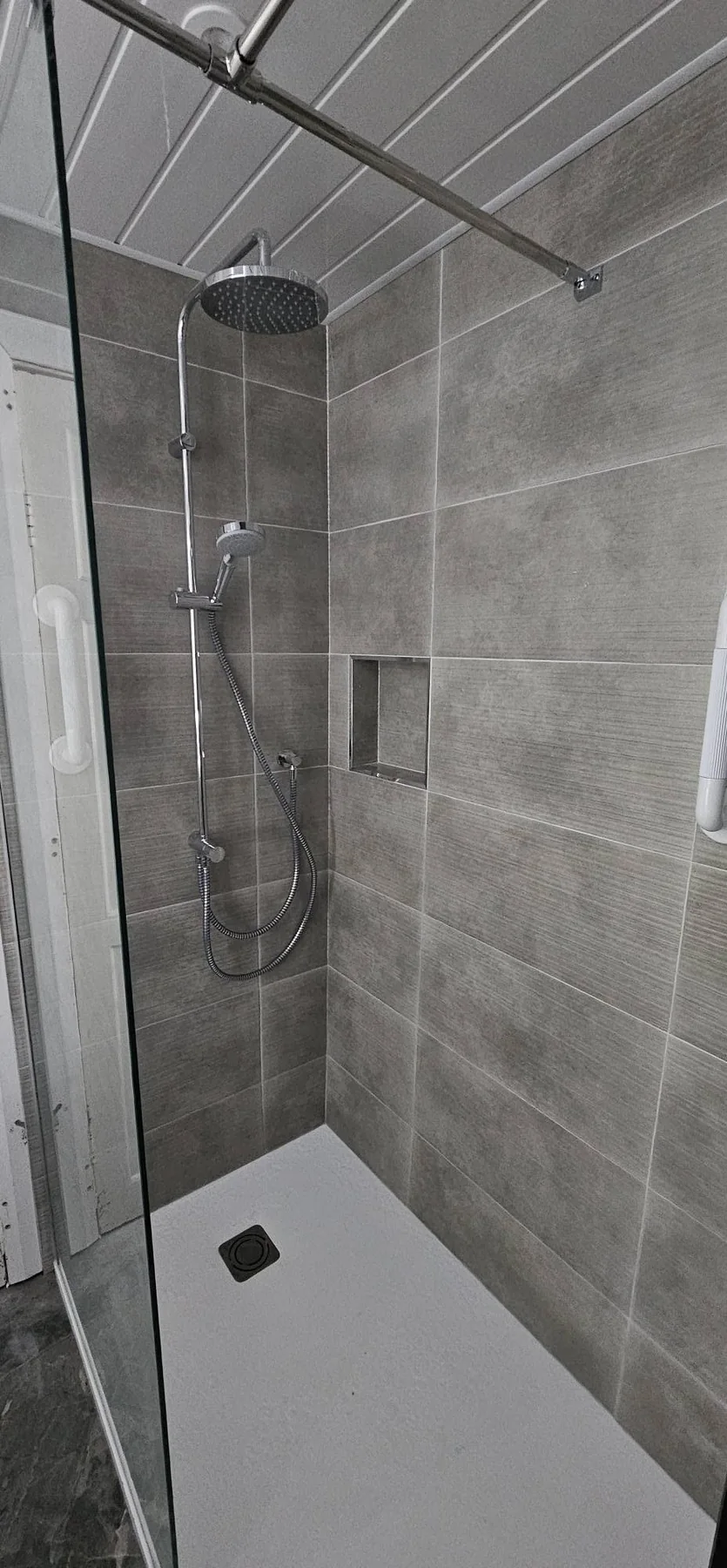 Completed bathroom photograph 4 of Accessible Grey Bathroom Refit