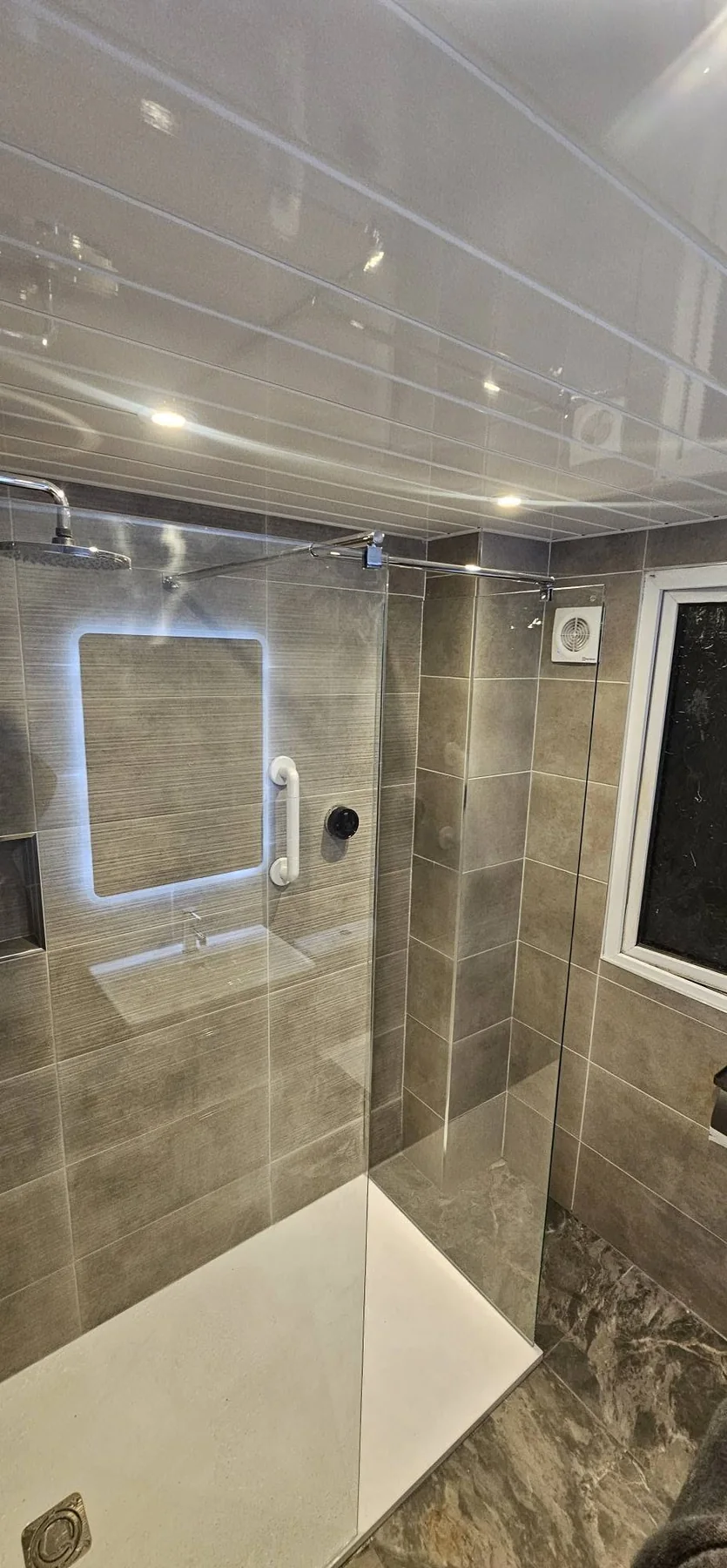 Completed bathroom photograph 5 of Accessible Grey Bathroom Refit