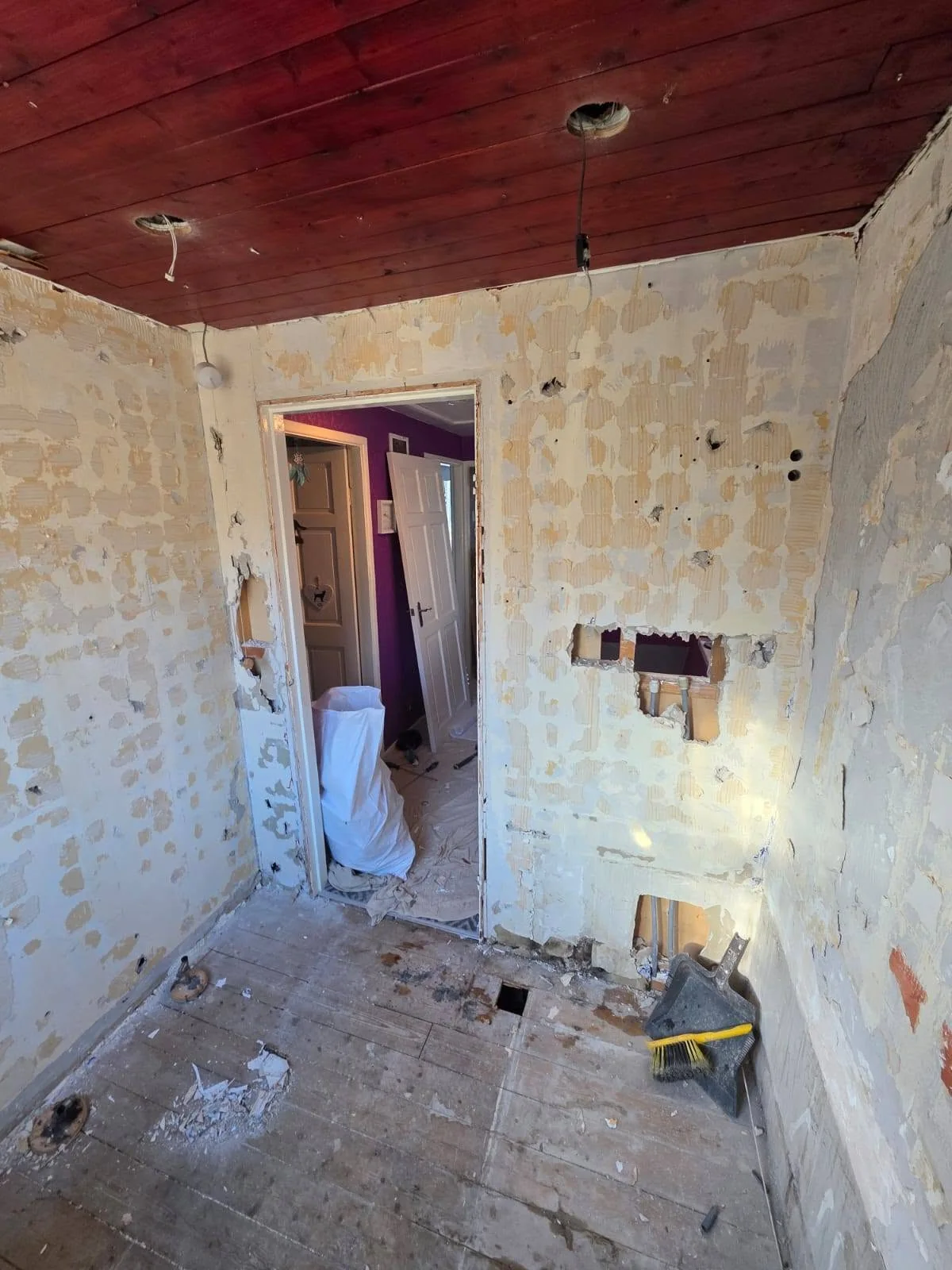 Work in progress photograph 2 of Accessible Grey Bathroom Refit