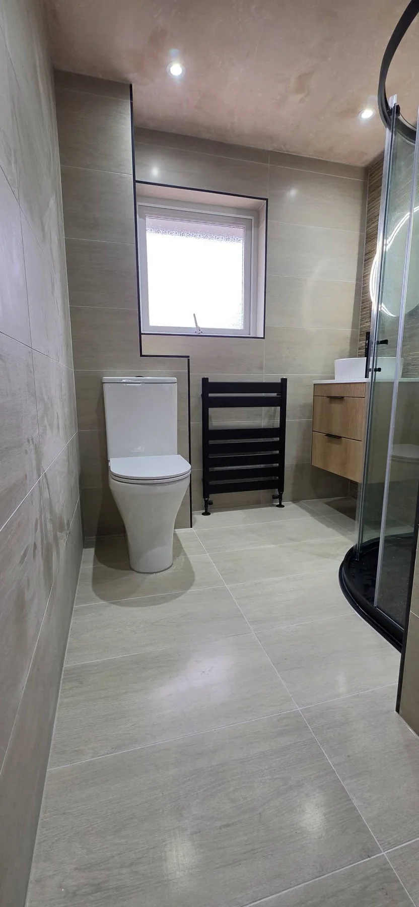 Completed bathroom photograph 5 of Compact Bathroom Transformation
